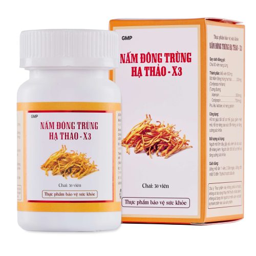 Nấm Đông Trùng Hạ Thảo X3 (30 viên)