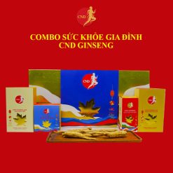 Combo sức khỏe gia đình CND Ginseng (kèm túi)