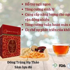 Đông trùng hạ thảo X3 Sâm lựu đỏ