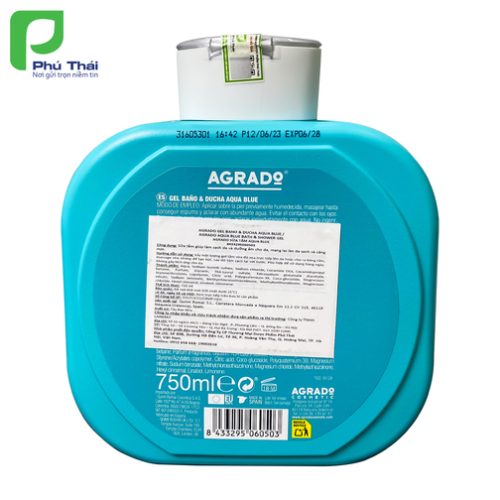 Sữa tắm Agrado hương Aqua Blue