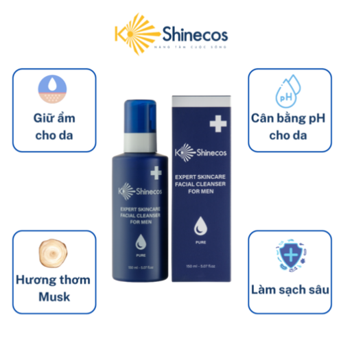 Sữa rửa mặt dành cho nam K Shinecos Expert Skincare Facial Cleanser For Men