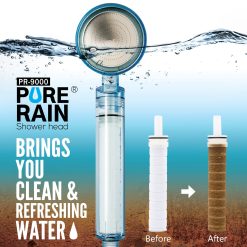 Lõi lọc thay thế vòi sen PURE RAIN (combo 3 chiếc), model: F-3PRM