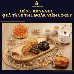 Bánh Trung Thu 2024 - Thu Đoàn Viên (hộp 2 bánh 1 trà)
