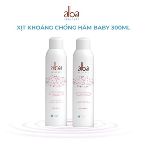 Xịt khoáng chống hăm cho bé Alba 300ml