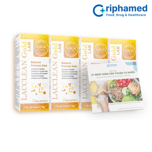 Combo 21 ngày thay đổi cơ thể bằng Probiotic - LACCLEAN GOLD