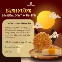 Bánh Sầu Riêng Dừa Tươi Đặc Biệt 1 Trứng 150g