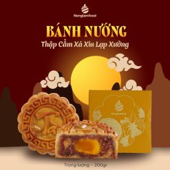 Bánh Trung Thu 2024 - Hộp lẻ Thập Cẩm Xá Xíu Lạp Xưởng 1 Trứng 200g