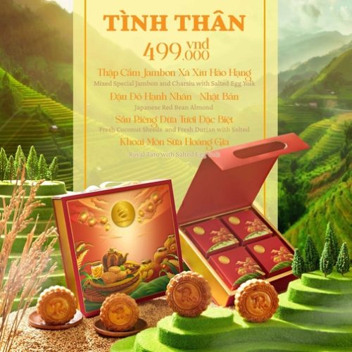 Bánh Trung Thu 2024 - Thu Tình Thân (hộp 4 bánh)