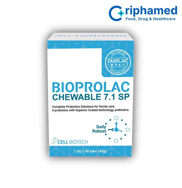 Bioprolac chewable 7.1 SP (Hộp 30 viên)