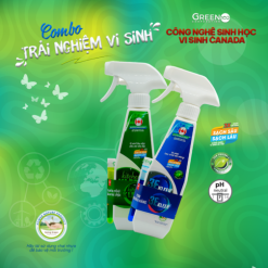  Combo trải nghiệm vi sinh lau chùi dầu mỡ kitchen KLEEN - vi sinh lau chùi đa năng 3E KLEEN